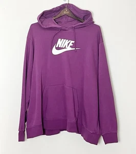 Nike Logo Sweatshirt Damen 3XL Lila Athleisure Gym Workout Sportswear Plus - Bild 1 von 3