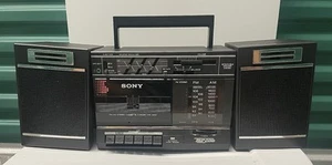 Vtg Sony CFS-3000 Transound Boom Box AM/FM Stereo Radio Cassette Recorder - Picture 1 of 9