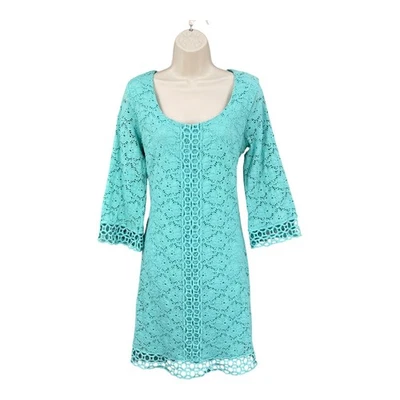 Alfani Coquette Dress Women Lace Crochet Fairy Party Feminine Retro Lined Size M - Image 1 of 4
