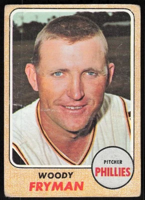 1968 Topps #112 Woody Fryman - $1 SHIPPING (JB4) - Image 1 of 2