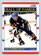 1990-91 Score American #355 Gilbert Perreault HOF  Buffalo Sabres 
