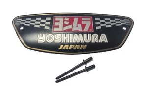 YOSHIMURA HEPTA FORCE EXHAUST NAME PLATE RIVET ON BADGE SUZUKI HAYABUSA - Picture 1 of 1