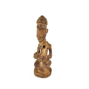 Luba Female Nursing Miniature Figure 9.5 Inch Congo - Picture 1 of 8