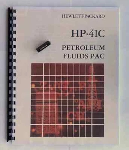 Petroleum Fluids Pac for Hewlett Packard HP 41C CV CX Calculator - Picture 1 of 2