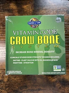Garden of Life Vitamin Code Grow Bone System Increase Bone Mineral Density 2026 - Picture 1 of 6