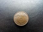 2 pfennig 1939 D Coin Rare Old WWII Antique Germany 3rd Reich SS Nazi Eagle  M6