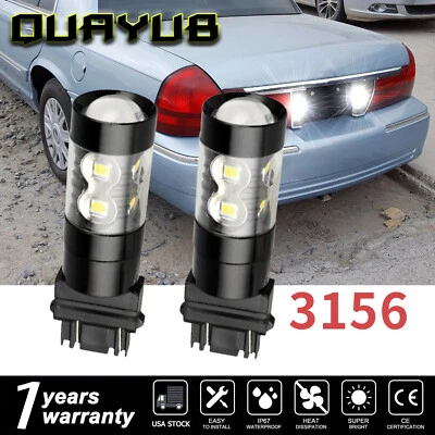 3156 Bombillas LED Retroceso 6000K Para Mercury Grand Marquis 1989-2011 Foto 1 de 4