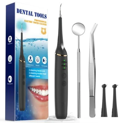 Electric Dental Scaler Tartar Calculus Plaque Remover Teeth Stains Cleaner Tool