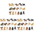48 Pcs Puppy Ornaments Light House Decorations for Home Animal Toys Decorate