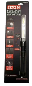 ICON 800 Lumen Rechargeable Foldable Slim Bar Light for Work, Water Resistant - Picture 1 of 2