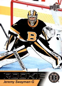2021-22 Upper Deck NHL Star Rookies #3 Jeremy Swayman - Picture 1 of 2