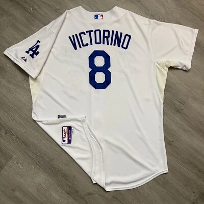 Authentic Shane Victorino Los Angeles Dodgers Jersey 52 XXL 2XL Majestic - Image 1 of 4