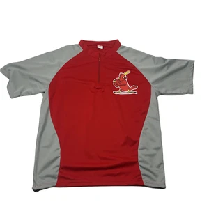 St. Louis Cardinals Aufwärmshirt 1/4 Zip XL - Bild 1 von 7