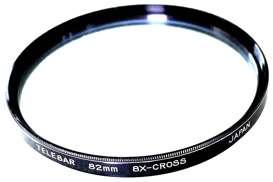 Telesar 82mm  8X Cross Screen Star Glass Filter for Camera Lens  EXC - Image 1 of 1