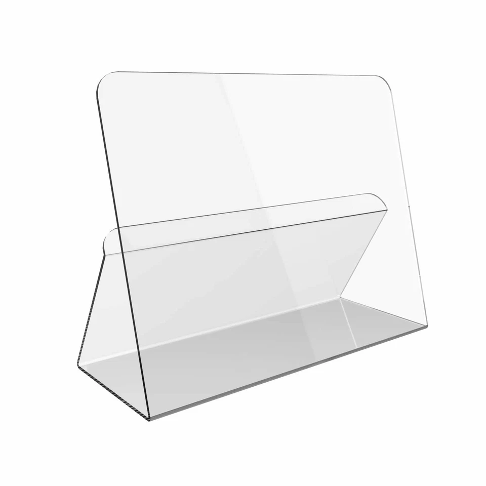 Cook Book Stands Kitchen Recipe Display Cookbook Clear Acrylic Holder - Image 1 of 2