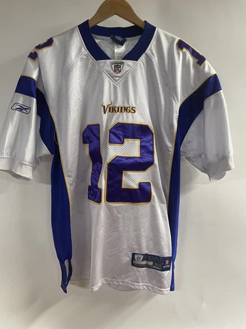 Percy Harvin Minnesota Vikings White Reebok Jersey Size 50 Cover