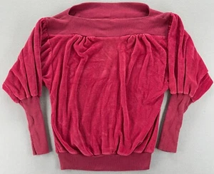 Vintage 1980’s Trifle Bit Scoop Neck Sweatshirt Women’s L Pink Pullover Nevitski - Picture 1 of 14