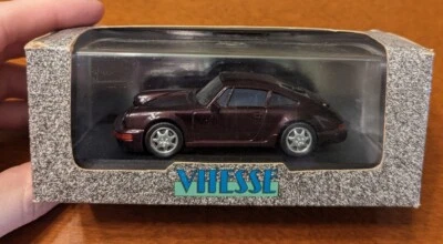 1.43 EARLY VITESSE 1992 PORSCHE 911 CARRERA 4 ROJO BORGOÑA #029 STOCK ANTIGUO  Foto 1 de 4