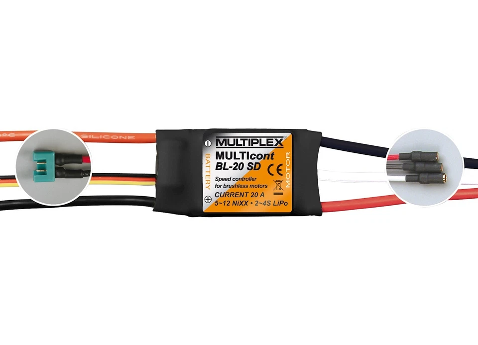 Multiplex Brushless Regler MULTIcont BL-20 SD - 72232 - Bild 1 von 1