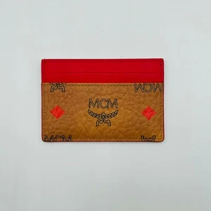 $175 MCM Spectrum Diamond Rainbow Logo Visetos Card Holder MYAAASV02 - Picture 1 of 18