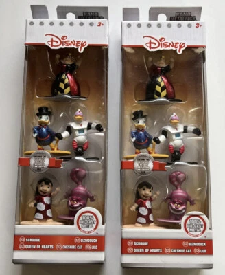 Lote de 2 Disney NANO METALFIGS 5-Pack Die-cast Scrooge Gizmoduck Lilo NUEVO Foto 1 de 2