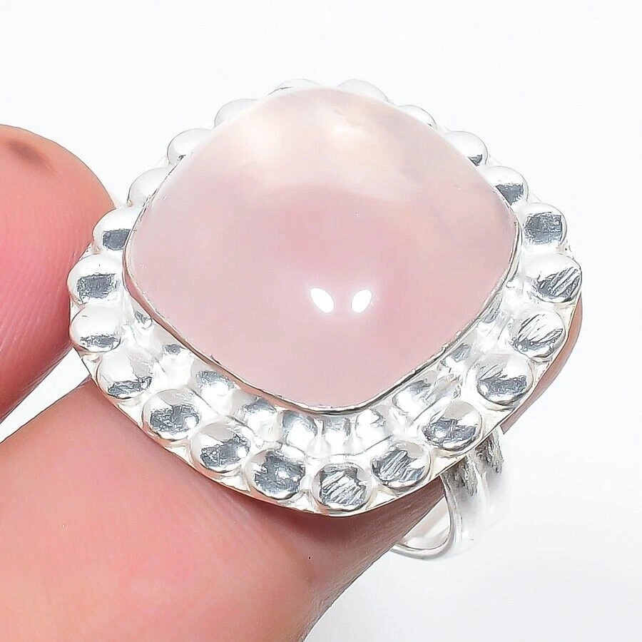 Anello gioielli in argento sterling 925 fatto a mano con pietra preziosa di... - Immagine 1 di 1