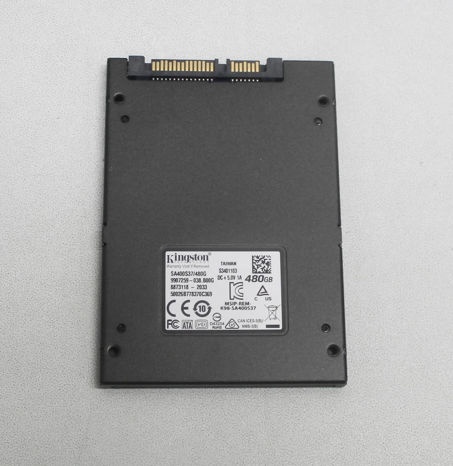 SA400S37-480G Kingston 480Gb Ssd Sata Iii 2.5� Solid State Drive "GRADE A" - Image 1 of 1