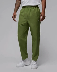 Nike Jordan Essentials Pants Mens M Olive Green Joggers FB7305 340 New - Picture 1 of 6