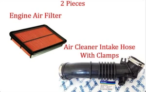 2 Pcs Air Cleaner Intake Hose W/Clamps & Air Filter Fits:Mazda Protege 4cyl 2.0L - Bild 1 von 5