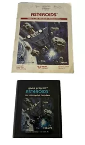 Atari 2600 Asteroids Game With Manual - Picture 1 of 4