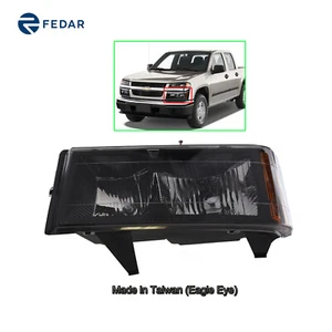 Replacement Headlight Lamp w/ Bulb Fit 2004-2012 Chevy Colorado/Canyon Driver - Picture 1 of 7