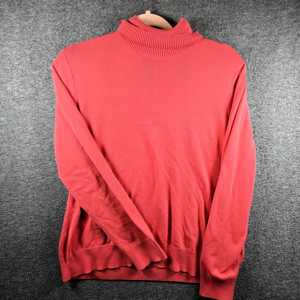 Vintage L.L. Bean Sweater Women's Size L Red Turtleneck - Image 1 of 4
