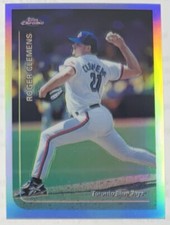 1999 Roger Clemens Topps Chrome Refractor #1 Blue Jays