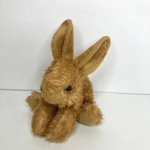Aurora Bitty Bunny Rabbit Brown Cuddly Soft Toy Mini Flopsies 7" Plush - Picture 1 of 7