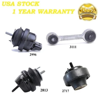 4PCS MOTOR & TRANS MOUNT FIT 2001-2002 Lincoln Continental 4.6L - Image 1 of 4