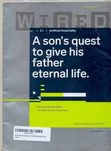 Wired Magazine August 2017 Artificial Immortality Issue James Vlahos Article - Picture 1 of 1