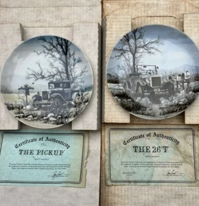 THE PICKPUP and THE 26T Limited Edition Piatti da Collezione di Scott Kuhnly con COA - Foto 1 di 6