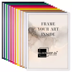 Kunststoff Bilderrahmen Fotorahmen Kunststoffrahmen Poster DIN Rahmen Aufsteller - Bild 1 von 48