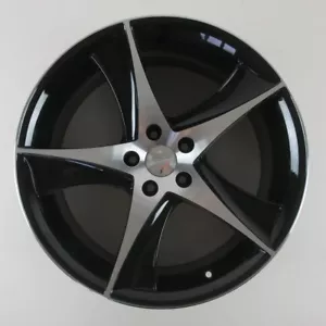 1x etabeta JOFIEL Alufelge 9Jx20 Zoll 5x112 ET55 Glanzschwarz poliert - Bild 1 von 8