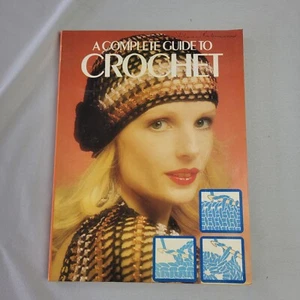 A Complete Guide To Crochet Pam Dawson Vintage Paperback Book Patterns Designs - Picture 1 of 10