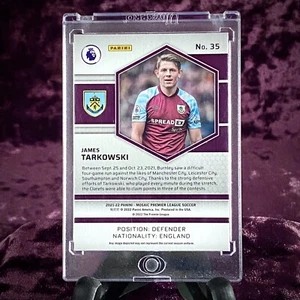 Tarkowski Mosaic Soccer Silver Chrome RC MINT Burnley Legends Jersey England SP - Picture 1 of 2