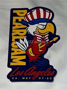 PEARL JAM - May 7 LA N2 2022 - Sam Eagle STICKER - Eddie Vedder Los Angeles - Picture 1 of 1