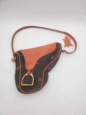 Pena Ramirez La Espuela Shoulder Purse Handbag Horse Logo Design Made In Spain - Image 1 of 4