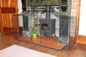 Kaminschutzgitter Ofenschutzgitter Absperrgitter Schutzgitter für Baby Safetots - Bild 1 von 3