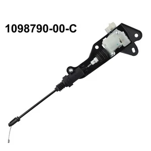 Black Hood Lock Frunk Actuator Heat Sink 1098790-00-C Easy Installation - Picture 1 of 13