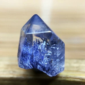 1,2Ct sehr seltenes natürliches schönes blaues Dumortierit Quarz Kristall Exemplar - Bild 1 von 7