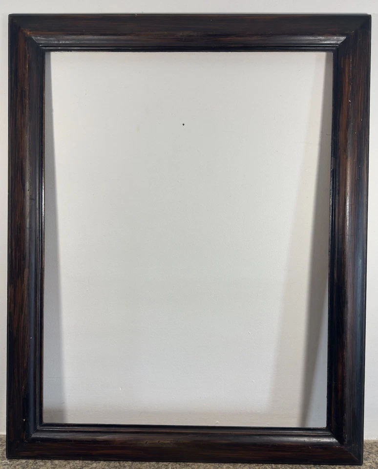 Cadre ancien mouluré 12P 12F Feuillure:65,5x50,5cm Vue:61x50cm Entier:76,5x61,5 - Photo 1/4