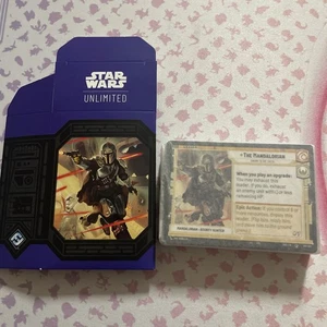 Star Wars Unlimited Mandalorian Mazzo Sigillato e Deckbox Ombre della Galassia - Foto 1 di 3