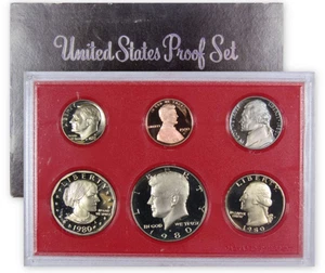 1980 S Proof Set Original Government Packaging Free Shipping! - Picture 1 of 1