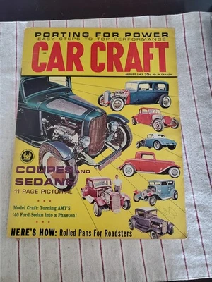 Vintage Magazine- Car Craft Aug 63' — 第 1/4 张图片